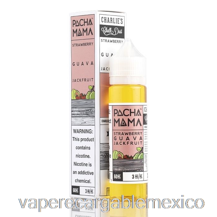 Vape Recargable Fresa Guayaba Yaca - Pachamama - 60ml 6mg